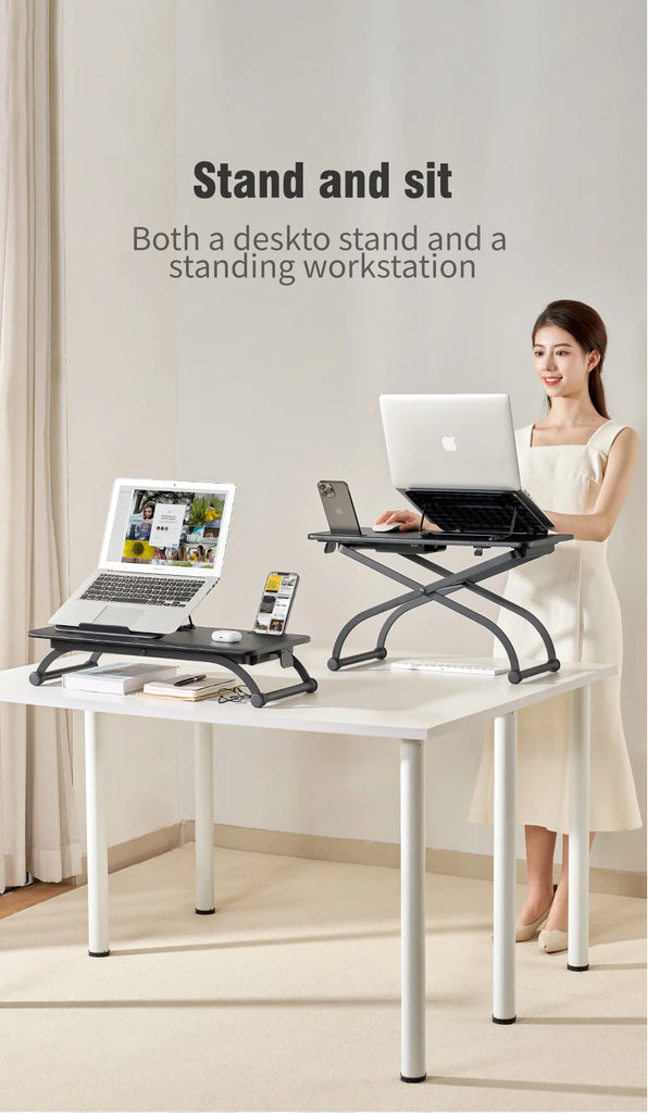 Sit-Stand Laptop Desk