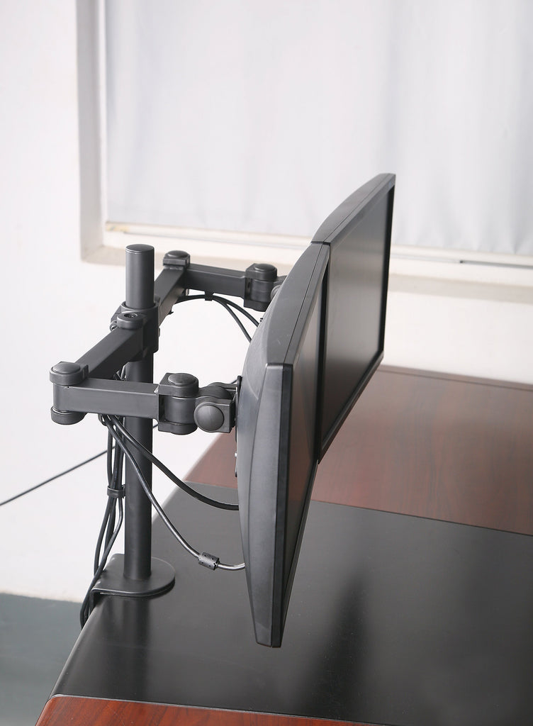 Dual Monitor Stand, Adjustable Two Dual Monitor Mount